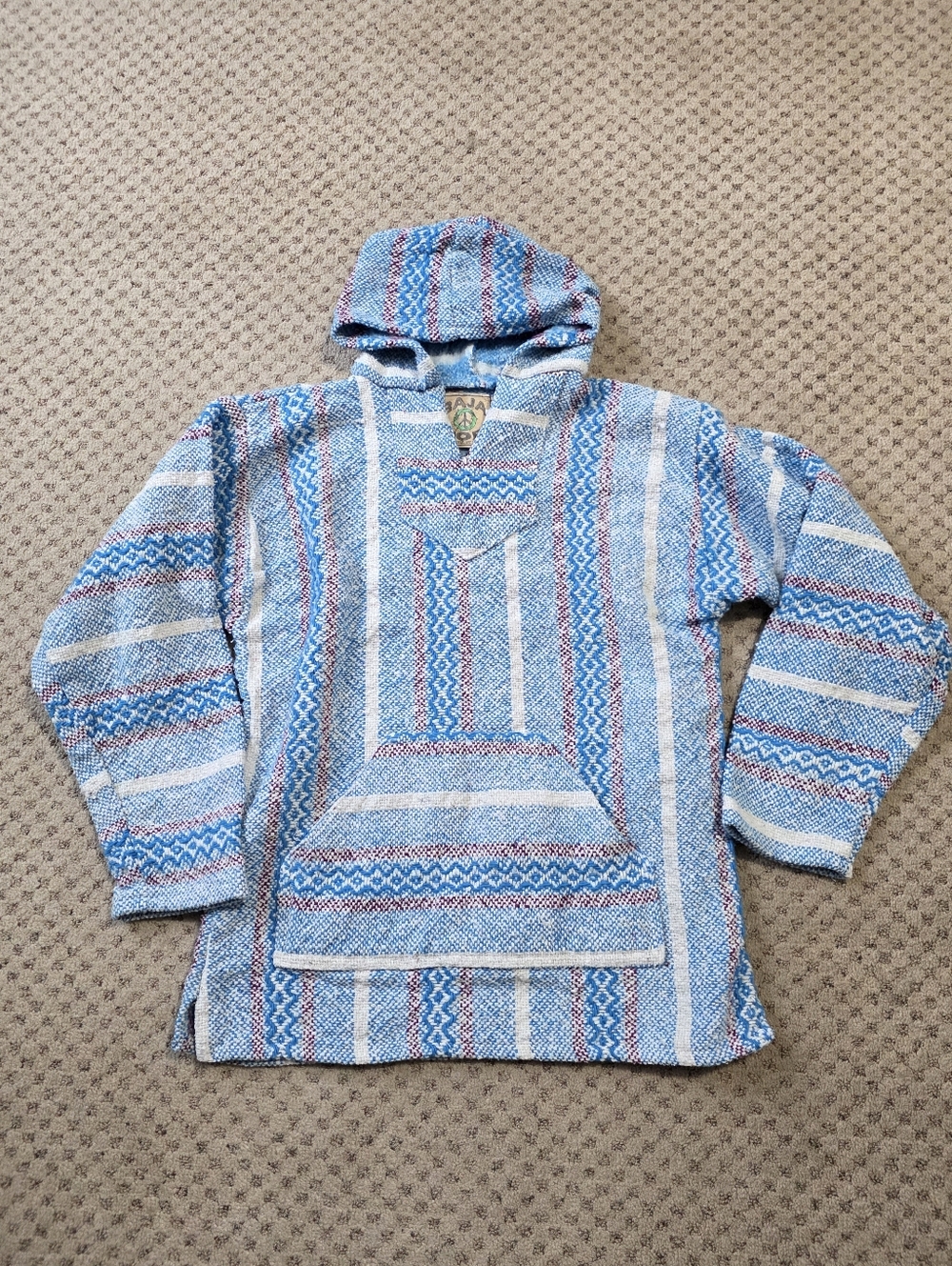 Blue Striped Baja Joe Hoodie